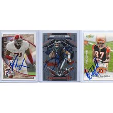 Autographed 3 Card Lot with Jalen Hurts Signed