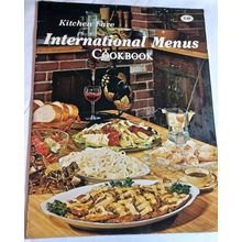 International Menus Cookbook - Kitchen Fare - Paperback Magazine good