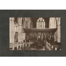 Postcard somerset Banwell St Andrews Church