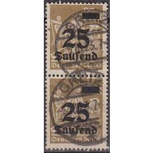 GERMANY REICH [1923] MiNr 0283 ( O/used ) [01] 2er