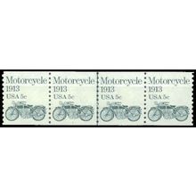 1899 5c Motorcycle Very Fine MNH Dry Gum PNC 1/4 G0134