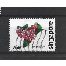 Singapore.SG395 75c Bougainvillea.Fine Used.Jul25
