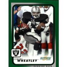 2001 Score Football Tyrone Wheatley #155