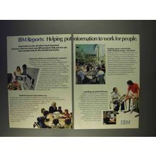 1977 IBM Computers Ad - Information to Work