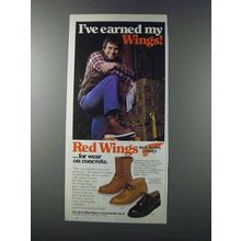 1981 Red Wings Boots Ad - 877, 595 and 101