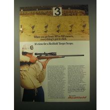 1980 Redfield Target Scope Ad - From 385 to 500 Meters
