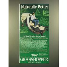 1988 Grasshopper Mowers Ad - Naturally Better