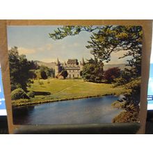 INVERARAY CASTLE AND RIVER ARAY unused postcard A D Henderson Jumbo Print =