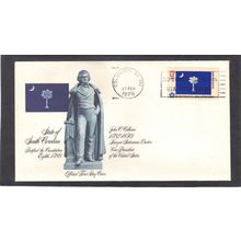 FDC Fleetwood 1640 13c South Carolina (Cachet-U/A) CV01216