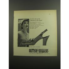 1953 British Walkers Tailleured Shoe Ad - For the wife of the chairman