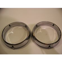 1964 CHRYSLER IMPERIAL HEADLIGHT RINGS BEZELS OEM #2417447 X2