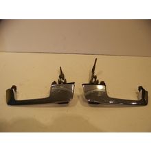 1968 DODGE CORONET PLYMOUTH SATELLITE 4D REAR DOOR HANDLES OEM BLACK BUTTON