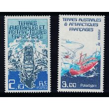 FSAT TAAF Ships 2v 1986 MNH SG#212-213 MI#212-213