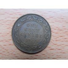 1912 King George v 1 Cent Canada Coin