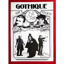 GOTHIQUE FILM SOCIETY (1980) Rare 15th Season Programme