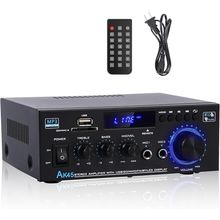 Stereo Home Audio Amplifier Receiver AK45, 600W Bluetooth 5.0 Hifi Stereo Power