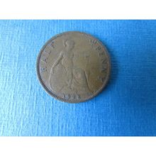 1928 GEORGE V HALFPENNY. D