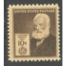 893 10c Alexander Graham Bell Fine MNH BA0419