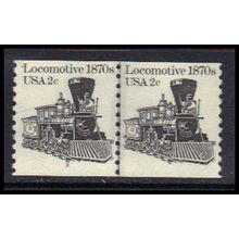 1897A 2c Locomotive Very Fine MNH Dry Gum CNP Left 3 KA9456