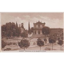 Roma Panorama Di Gregorio El Cello Antique Italy Italian Postcard