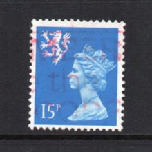 Scotland - 1971-93 - 15p Bright Blue (sg S56) Used
