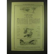 1918 Houghton Mifflin Company Ad - Cape Cod new & Old by Agnes Edwards