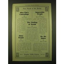 1918 Houghton Mifflin Company Ad - Miss pim's Camouflage