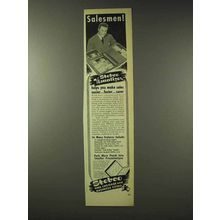 1948 Stebco Visualizer Luggage Ad - Salesmen!