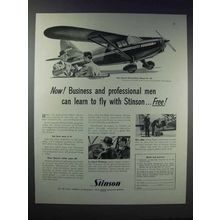 1948 Stinson Flying Station Wagon Plane Ad