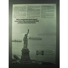 1971 U.S. Department of Commerce Ad - Companies Export