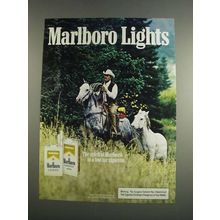 1984 Marlboro Cigarettes Ad - Marlboro Man, Horses