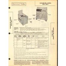 PACKARD-BELL models 881-A radio phono recorder Sams Photofact manual