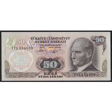 1970 Turkey Banknote 50 Lira