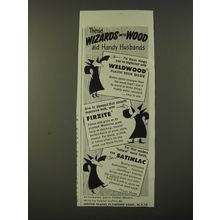 1951 United States Plywood Corp. Advertisement -Weldwood, Firzite and Satinlac