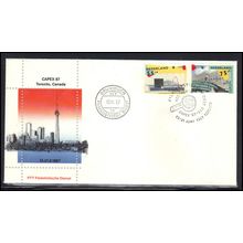 Cover Netherland 2 Stamps CAPEX '87 (Cachet-U/A) Box0165
