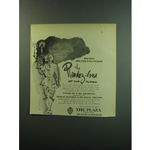 1949 The Plaza Hotel Ad - Opening for the Fall Season The Rendez-vous