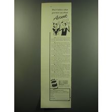 1949 Ac'cent MSG Ad - Don't believe what gourmets say about Ac'cent