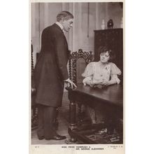 Irene Vanbrugh & George Alexander Actor Actress Rotary Real Photo Postcard