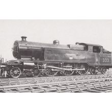 LBSC LB Billington WW1 Designed No 333 Remembrance Train Postcard