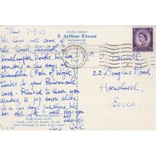 Queen Elizabeth Ship Passenger On Board Southampton 1960s Postcard