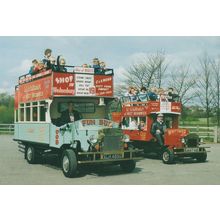 West Bromwich Miniature Whittakers Fun Bus Buses For Carnivals Postcard