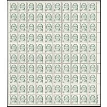 2183, 28¢ Sitting Bull Complete Pane of 100 Stamps CV $120.00 - Stuart Katz