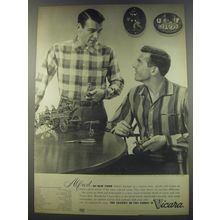 1956 Vicara Fabric Advertisement - Alfred of New York Shirts