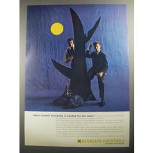 1956 Heublein Cocktails Ad - Don Ameche and Jean Pierre Aumont