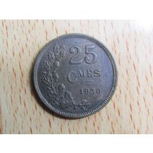 Luxembourg 1930 25 Centimes Coin