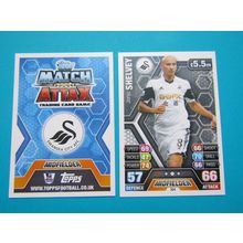 304. Jonjo Shelvey - Swansea City - Match Attax 2013/14 Football Card EF1