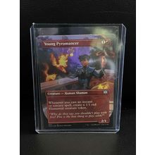 Young Pyromancer - Foil - Borderless Double Masters 2022 Magic: the Gathering Tr