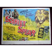 SCARLET SPEAR, The (1953) U.K. Vintage Quad **John Bentley**