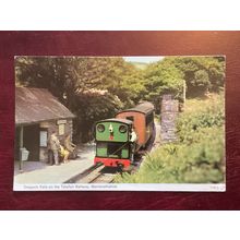 Vintage Colour Postcard-Dolgoch Falls on Talyllyn Railway, Wales-Unused