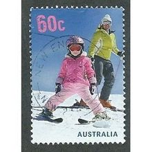 AUS 2011 60c 'SKIING' FINE USED (EBID37-117)